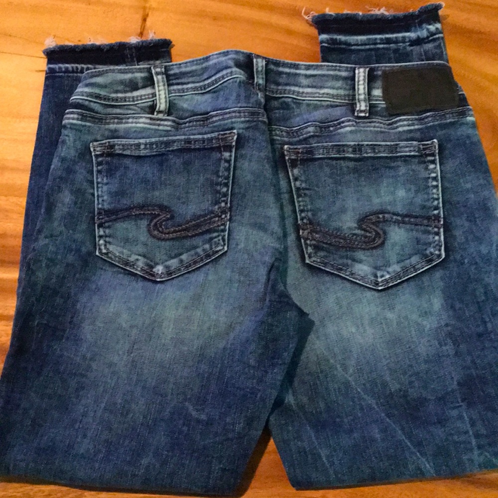 Silver jeans